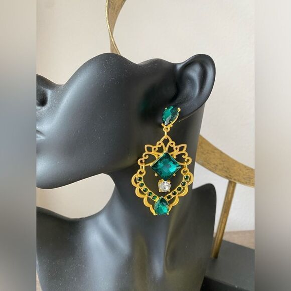 Vintage style drop earrings M208 - Picture 1 of 2